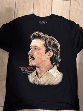 Black Graphic Tee - 'I'm The Problem' Portrait Morgan Wallen size XL